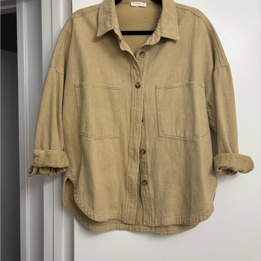 Oversized Button-Up Shirt